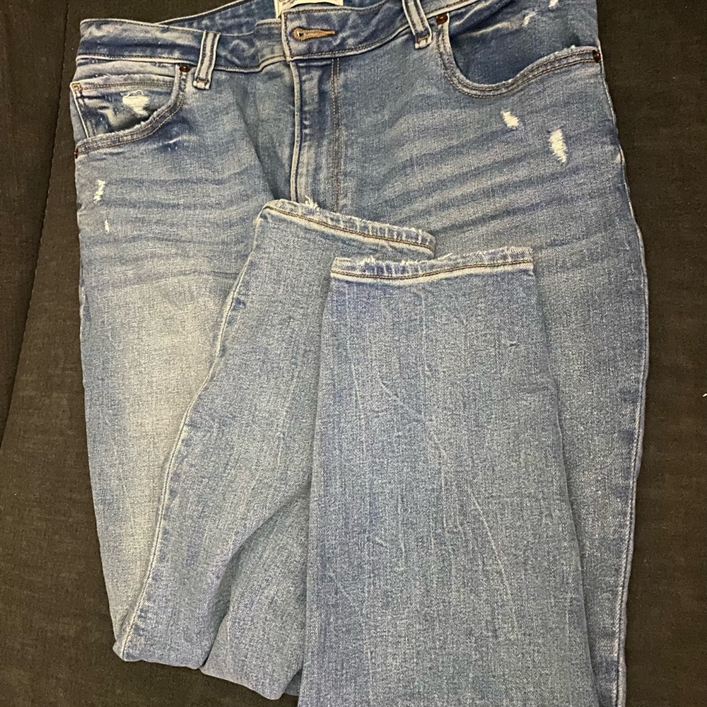 Abercrombie & Fitch curve love the super skinny ankle high rise